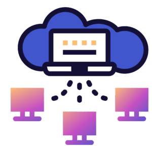 Connected Company screensaver solution in the cloud