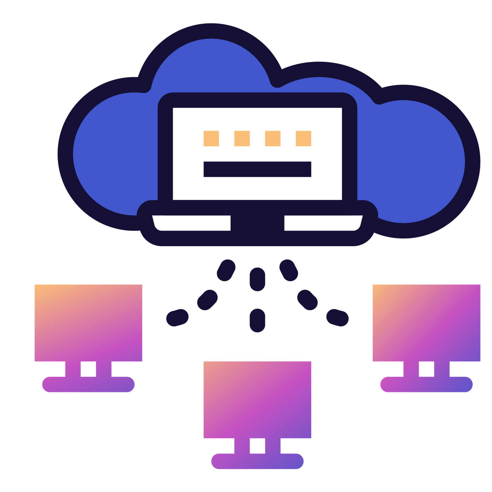 Connected Company screensaver solution in the cloud