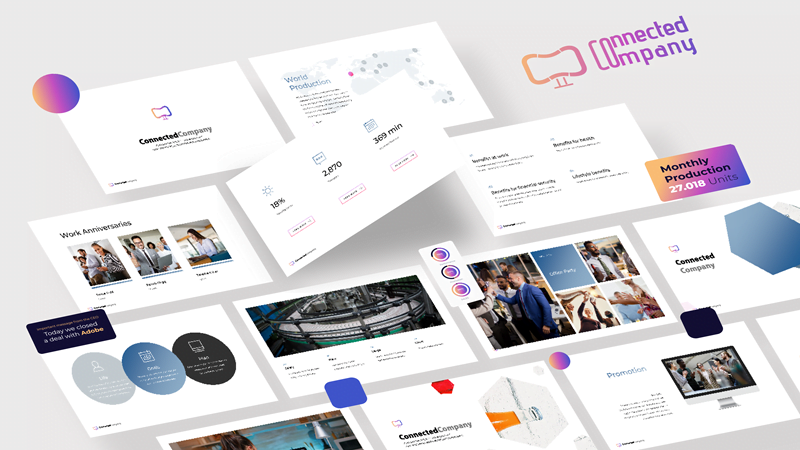 Connected Company Slide example