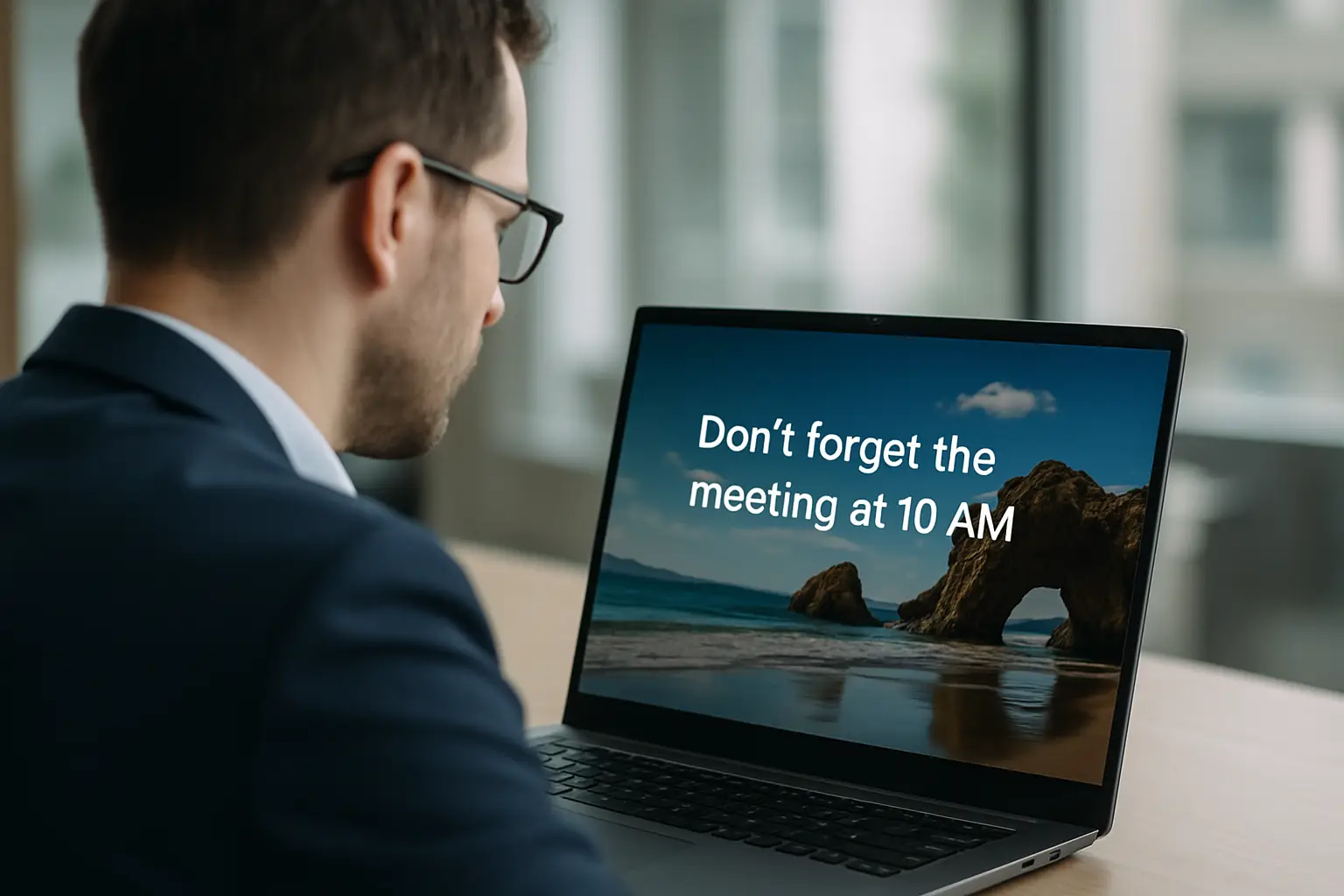 Windows Lock Screen Messaging That Employees See