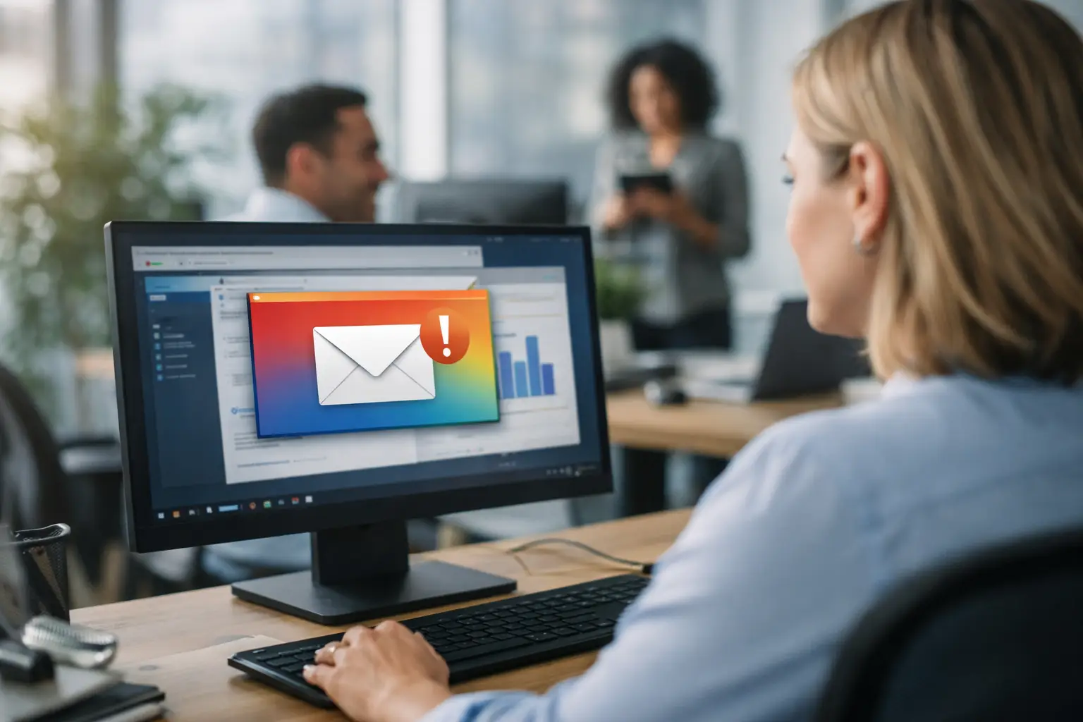 Employee Screen Messaging That Gets Seen