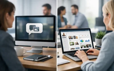 Screensaver Messaging vs Intranet