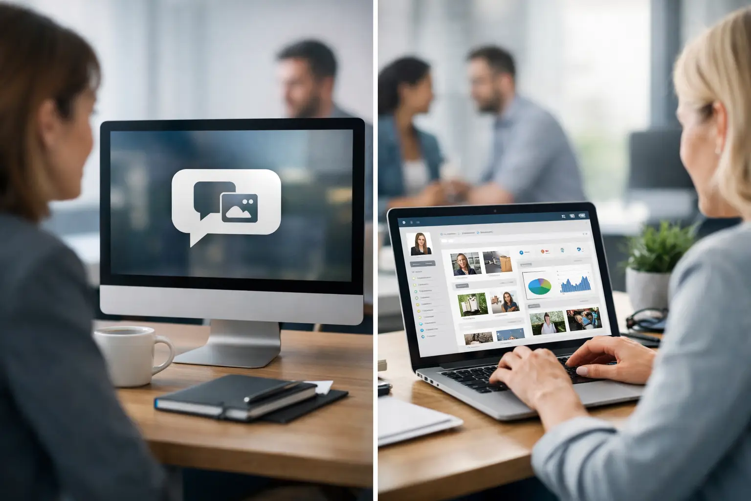 Screensaver Messaging vs Intranet