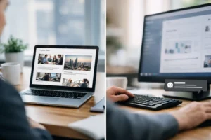Intranet News vs Desktop Screen Messaging