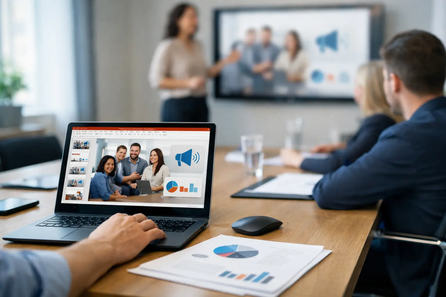 PowerPoint Workflow for Internal Announcements