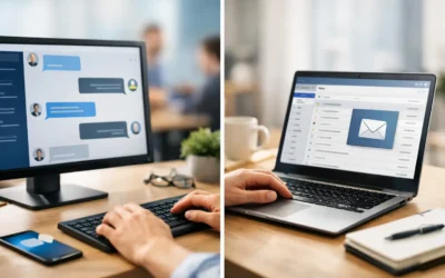 Desktop Messaging vs Email at Work