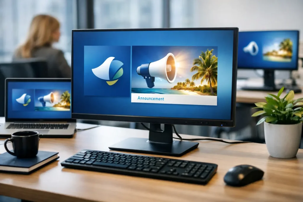 Configure Branded Screensaver Announcements